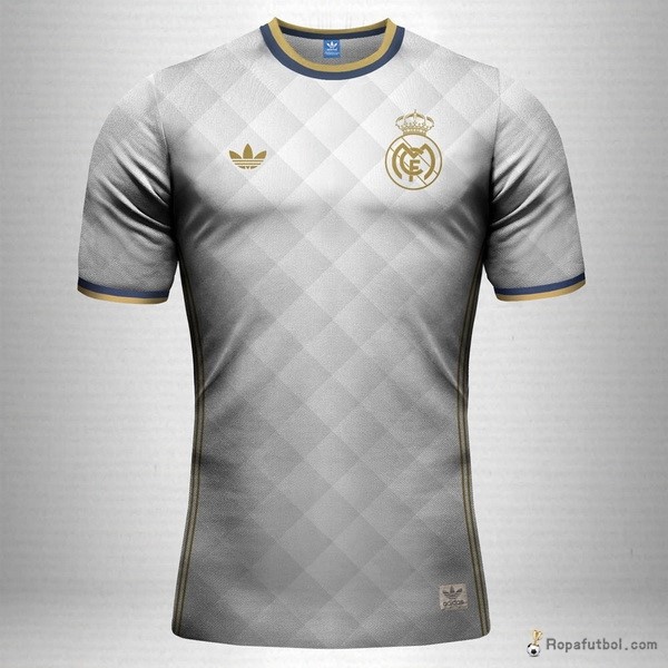 Camiseta Real Madrid Replica Primera Ropa Sportswear 2016/17 Gris